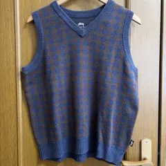 Stussy Vネックニットベスト Sサイズ