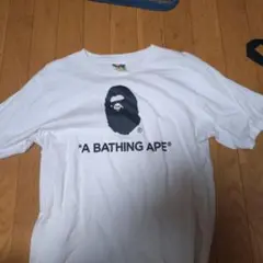 A BATHING APE ロゴプリント Tシャツ ホワイト Mのサムネイル