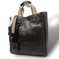 BALLY トートバッグ ショルダーバッグ 2way　ダークブラウン　A4　通勤