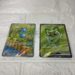 ポケモンカード ルリリ AR ニャオハex 2枚セットのサムネイル