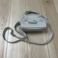 PUMA ミニショルダーバッグ アイスグレー