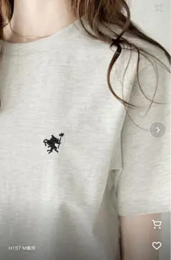《JaVaジャバコラボ》オーガニックコットン100％ワンポイント刺繍のサムネイル