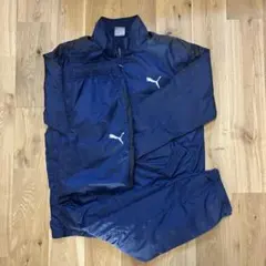 Puma ネイビー ピステ・ウィンドブレーカー　l