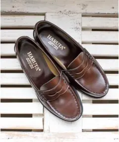 HARUTA ブラウン ローファー