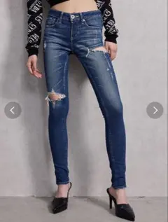 2025年最新】gyda side rippedスキニーデニムパンツの人気