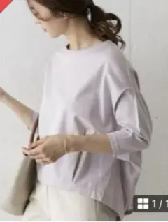 URBAN RESEARCH DOORS コットンポンチ 7分袖トップス