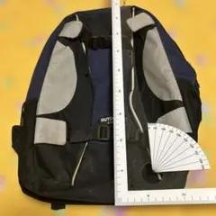 OUTDOORS ネイビー グレー バックパック