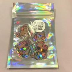 日焼けキティ☆フレークシール、ホログラム加工