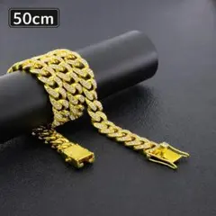 喜平 ネックレス マイアミキューバチェーン ゴールド 50cm