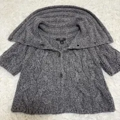MaxMara　カシミヤ混　カーディガン　セーター　グレー　サイズS