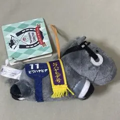 サラブレッドコレクション　ねそべりミニマスコット　ビワハヤヒデ　ぬいぐるみ　競馬