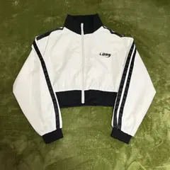 トラックジャケット ショート丈 Mサイズ アウター ホワイト