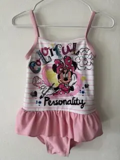 Disney ミニーマウス 女の子用 水着 2点セット