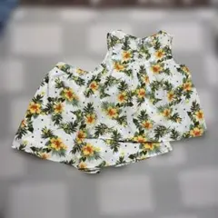 a.v.v ノースリーブ ショートパンツ セットアップ 花柄 140cmのサムネイル