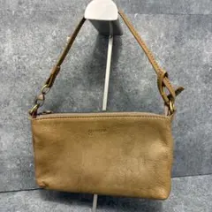 genten ミニハンドバッグ　アクセサリーポーチ　本革