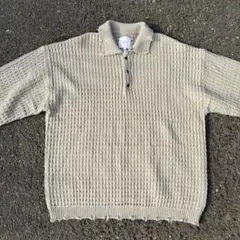 ENDER PRODUCTS ダメージニット ベージュ M