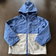 フード付きナイロンジャケット サイズ110 青