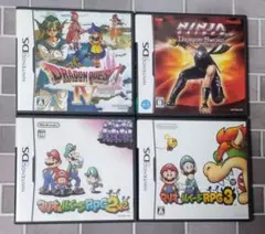 DSソフト4本セット ドラクエ・マリオRPG 他