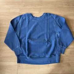 LES TIEN CROP SWEAT ブルー L