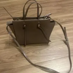 ブラウン ミニショルダーバッグ ZARA ザラ