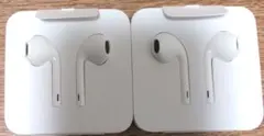 【Apple】ホワイト 有線イヤホン　２個セット