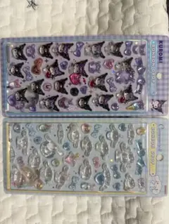 【正規品】サンリオ　シナモロール　クロミ　ボンボンドロップシール