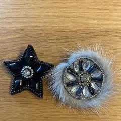 ブローチ　2個セット