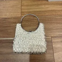 クリアビーズ パーティーハンドバッグ