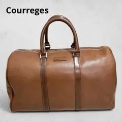 Courreges ボストンバッグ 2way キャメル 大容量 ヴィンテージ - メルカリ