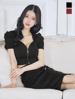 jewels セットアップ　S ドレス　ブラック