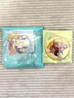 鬼滅の刃 我妻善逸 沖縄限定 アクリルスタンド 缶バッジ ２点セット