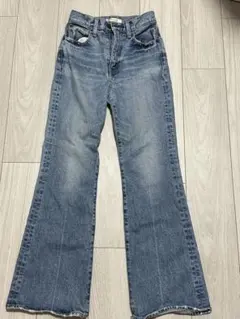 【MOUSSY】フレアデニム・ライトブルー