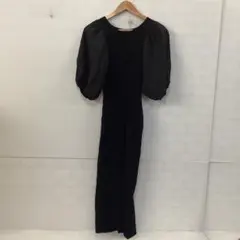 値下◎3.16◎A333◎グレイル◎ニットワンピース◎シフォン◎ブラック