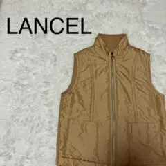 LANCEL ランセル ダウンベスト ベージュ サイズ9R(Mサイズ相当）
