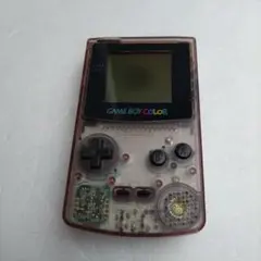 【ジャンク品】ゲームボーイカラー クリアパープル 本体
