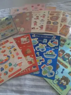 ハローキティシール　昭和レトロシール　サンリオシールまとめ売り　希少