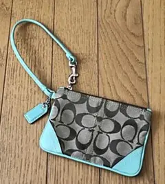 COACH シグネチャー ポーチ リストレット