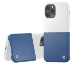 iPhone12ProMax ケース TPU スタンド 衝撃吸収 ブルー 青
