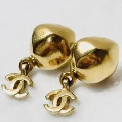 ◎極上品◎シャネル　ピアス　ココマーク　ひし形　ドロップピアス
