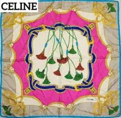 ノン様専用　CELINE セリーヌ スカーフ 大判 タッセル ベルト ロープ.のサムネイル