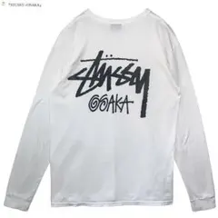 『STUSSY×OSAKA』ロンT バックプリントステューシー M