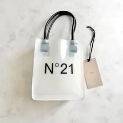 希少✨N°21 ヌメロヴェントゥーノ PVCクリアトートバッグ タグ付き