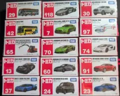 トミカ ミニカーセット 15台セット開封未使用品