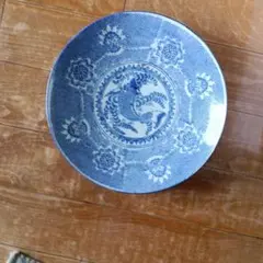 染付 輪花皿 渦巻文様 和食器 - メルカリ