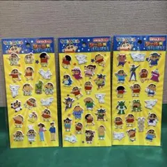 大人気商品　セリア クレヨンしんちゃん シールがいっぱい 3種コンプセット　2
