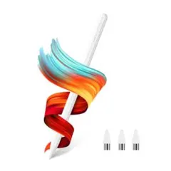 タッチペン スタイラスペン タブレット 全機種対応 交換用ペン先3つ 超高精度