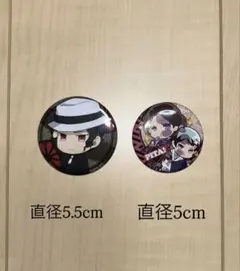 鬼滅の刃 (鬼舞辻無惨・珠世と愈史郎﻿ ）缶バッジ2個セット