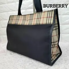 人気♡A4可♡BURBERRY バーバリー ホースロゴ キャンバス トートバッグ