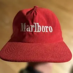 マルボロ　コーデュロイキャップ
