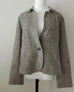 CECI OU CELA 可愛い！グレージュボタン付きジャケット38#32